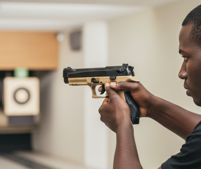 Blow TR9202 Brown/Black Blank-Firing Training Tool | Self-Defense Tool | Brown/Black